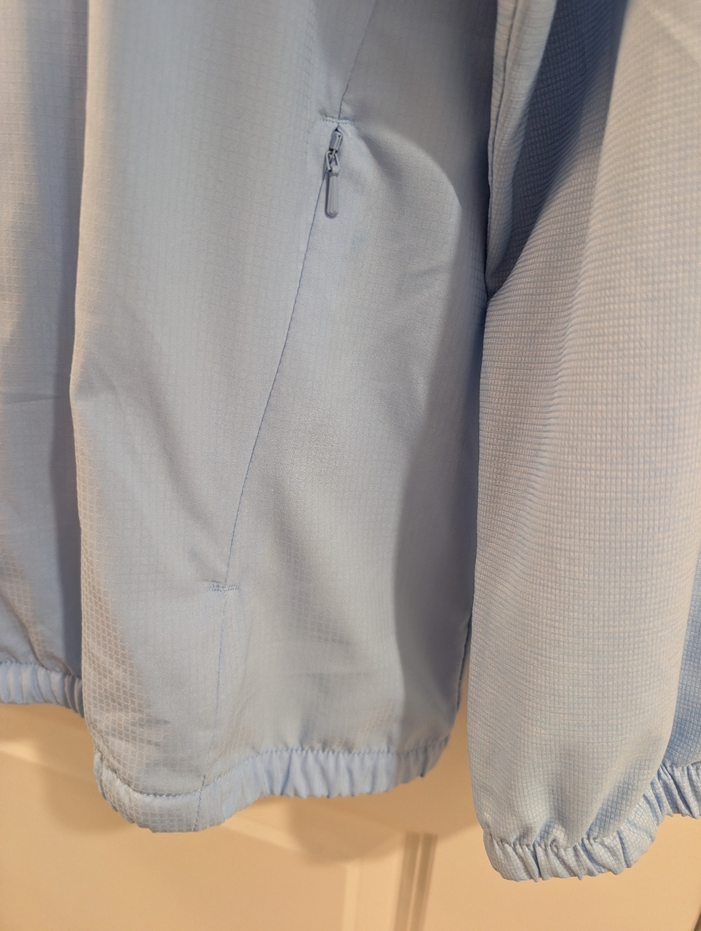 Women's Light Blue Columbia PFG Tamiami Windbreaker Hoodie - Picture 6 of 13